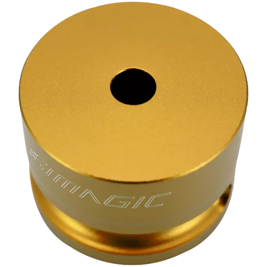 P-WMT-Yellow-1 Soporte para volante dorado SIMAGIC Simulator Simracing - Imagen 1