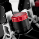 Pedales con reactor háptico para retroalimentación de vibración, motor lineal HPR GT, simulador SIMAGIC Simracing