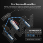 Pedalbox Pedal Plus X SIMSONN Simulator Simracing - Plateado - Imagen 7