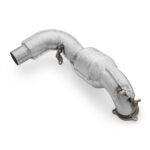 Tubo de escape descendente con protector térmico y convertidores catalíticos para Mercedes-AMG A35 GPF W177 4MATIC EURO 6 sin GPF OFF 200 cpsi - Imagen 4