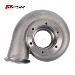 Carcasa de turbina Pulsar PSR de inserción con rodamiento de bolas de precisión PTE, entrada y salida con banda en V, 0,82 A/R, acero inoxidable para 6266 / 6466 / 6766