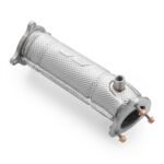 Tubo de escape descendente para Audi A6 C8 Avant Quattro / S6 2.0 TFSI con protector térmico. - Imagen 2