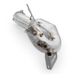 Tubo de escape descendente para Audi A4 S4 / Avant Quattro / Avant 3.0 TDI MS sin silenciador con protector térmico