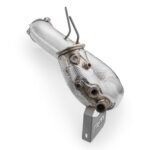 Tubo de escape descendente para Audi A4 S4 / Avant Quattro / Avant 3.0 TDI sin catalizador, sin silenciador y con protector térmico.