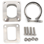 Turbocharger Pulsar PSR 3584 Gen2 1000HP Stainless Steel 1.03 T4 Inlet 3" V-Band Outlet - Imagen 3