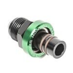 Radium Engineering - Adaptador macho 8AN a macho con cierre de resorte de 1/2 pulgada