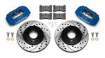 Wilwood 140-12996 Forged DPHA Front Brake Kit 10.32 Drilled Blue for Honda Acura - Imagen 2