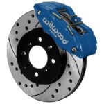 Wilwood 140-12996 Forged DPHA Front Brake Kit 10.32 Drilled Blue for Honda Acura - Imagen 3