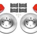 Kit de freno delantero forjado Wilwood 140-12996 DPHA 10.32 rojo para Honda Acura