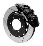 Kit de frenos delanteros Wilwood 140-15525 AERO6 Big Brake para Nissan Patrol Y61 1997-2018, color negro.