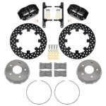 Wilwood 140-17568-D NDPR Front UTV Brake Kit Drilled Black for Polaris RZR - Imagen 3