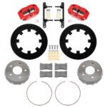 Wilwood 140-17568-R NDPR Front UTV Brake Kit Red for Polaris RZR