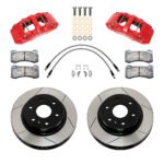 Wilwood 140-17955-R AERO6-DM Direct-Mount Truck Front Brake Kit Red 13.25 for Mercedes Benz Sprinter 2022-2024 AWD - Imagen 3