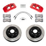 Wilwood 140-17956-R AERO4-DM Direct-Mount Truck Rear Brake Kit Red 13.25 for Mercedes Benz Sprinter 2022-2024 AWD - Imagen 3