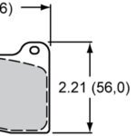Brake Pads Wilwood 150-30-7816K High-Temperature Racing Pads .60 PB-30