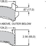 Pastillas de freno Wilwood 150-30-D154K BP-30 D154 Pastillas de competición de alta temperatura .52