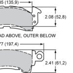 Pastillas de freno Wilwood 150-8939K BP-10 D52 Street Performance Racing Pads .52 .58