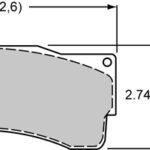 Pastillas de freno Wilwood 150-9118K BP-10 6318 Street Performance Racing Pads .71