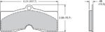 Pastillas de freno Wilwood 150-D0008K PM ProMatrix D8 Street Performance Racing Pads .49 - Imagen 3