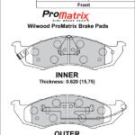 Pastillas de freno Wilwood 150-D0576K PM ProMatrix D576 Street Performance Racing Pads .62