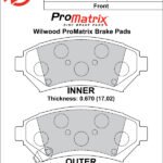 Pastillas de freno Wilwood 150-D0699K PM ProMatrix D699 Pastillas de competición de alto rendimiento para calle .67