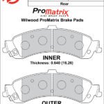 Pastillas de freno Wilwood 150-D0834K PM ProMatrix D834 Street Performance Racing Pads .66
