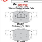 Pastillas de freno Wilwood 150-D0843K PM ProMatrix D843 Street Performance Racing Pads .73