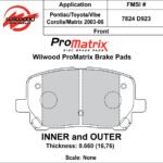 Pastillas de freno Wilwood 150-D0923K PM ProMatrix D923 Street Performance Racing Pads .66