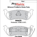 Pastillas de freno Wilwood 150-D0981K PM ProMatrix D981 Street Performance Racing Pads .55