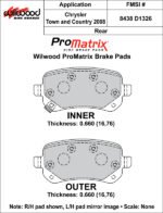 Pastillas de freno Wilwood 150-D1326K PM ProMatrix D1326 Street Performance Racing Pads .66 - Imagen 3