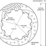 Wilwood 160-13544-BK SRP Drilled Performance Rotor 12.88 Left Black