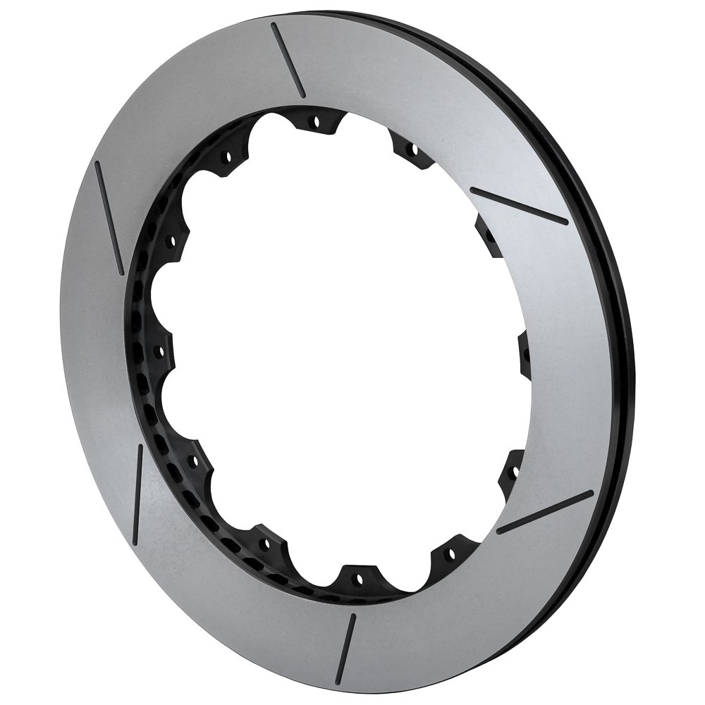USA-WIL-160-9959-GTB Wilwood 160-9959-GTB GT 48 Rotor de paletas curvas, lado derecho, negro 12,88 - Imagen 1