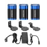 Pedales Reactor para retroalimentación de vibración SIMSONN VAM Pro Simulador de motor lineal Simracing Pack de 3 con fuente de alimentación