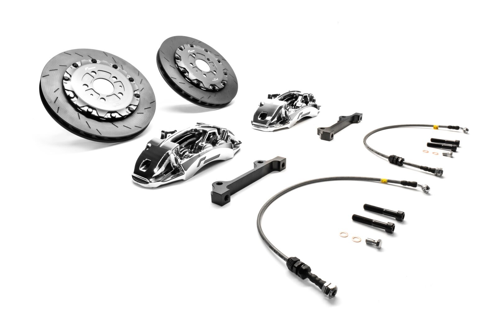 VWR650003-ANO-5 Kit de frenos grandes RacingLine Stage 3 de 380 mm, 6 pistones, plataforma A5, anodizado. - Imagen 1