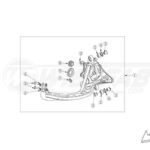 Conjunto de mangueta trasera izquierda Wisefab WF361_100LA