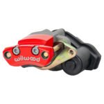 Pinza de freno de estacionamiento eléctrico Wilwood 120-17015 con montaje flotante, izquierda, 1 pistón, color rojo. - Imagen 2