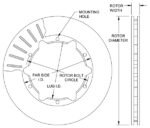 Wilwood 160-3450 Ultralite 30 Vane Rotor 10.50 - Imagen 2