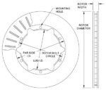 Wilwood 160-5839 Ultralite HP 30 Vane Rotor - Imagen 2