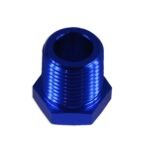 Adaptador 1 NPT Cabeza hexagonal Enchufe Tapón de cierre Bloqueador de tapón Macho Aceite combustible Negro