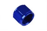 AN-10 AN10 Adaptador de enchufe hexagonal hembra con puerto abocinado JIC azul - Imagen 4
