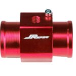 Adaptador JRspec para sensor de temperatura del agua de 28 mm, color rojo.