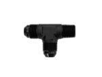 Adaptador de aceite combustible para árbol de 1/2 NPT a AN10 JIC Flare T-PIECE azul