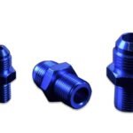 AN-10 AN10 Adaptador de conexión de manguera recta JIC Flare a 1/2 NPT Azul