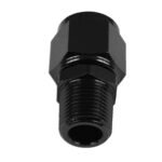 AN-10 AN10 Adaptador de conexión de manguera recta JIC Flare a 1/8 NPT hembra-macho Negro