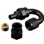 AN -10 AN10 JIC JRspec 180' Degree PTFE Fuel Oil Fitting hose end