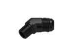 Adaptador de manguera recta AN10 JIC Flare a 1/2 NPT de 45 pies, color azul