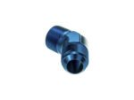 Adaptador de manguera recta AN10 JIC Flare a 3/8 NPT de 45', color negro