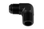 Adaptador AN10-3/8 NPT de 90" con acoplamiento macho-macho para manguera, color negro. - Imagen 2
