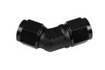 Adaptador AN10 de 45" con acoplamiento hembra-hembra para manguera, color negro. - Imagen 4