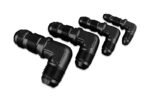 Adaptador AN10 JIC para mamparo, racor macho para manguera de combustible de 90', color negro. - Imagen 4